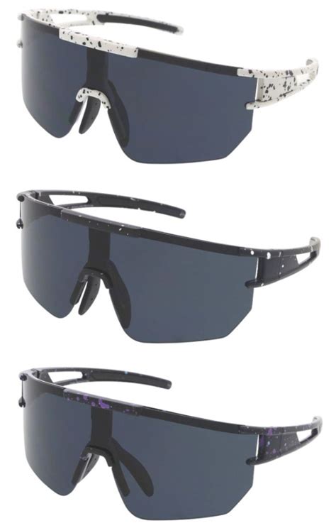 bulk futuristic shield sunglasses